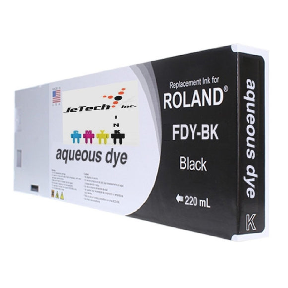 InXave Roland Aqueous Dye 220ml (FDY-BK) Black