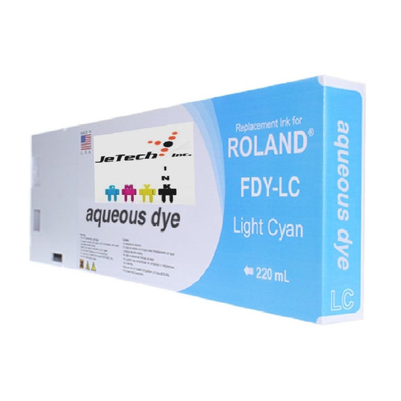 InXave Roland Aqueous Dye 220ml (FDY-LC) Light Cyan
