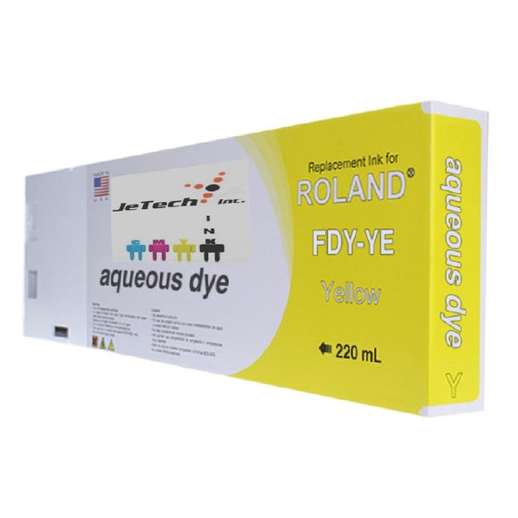 InXave Roland Aqueous Dye 220ml (FDY-YE) Yellow