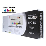 InXave Roland Aqueous Pigment FPG-BK 220ml Black Jetechink