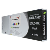 InXave Roland ESL3 220ml Eco solvent ink cartridge black