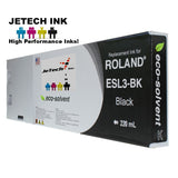 InXave Roland ESL3 220ml Eco solvent ink cartridge black Jetechink