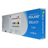 InXave Roland ESL3 220ml Eco solvent ink cartridge cyan