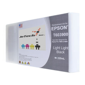 InXave Epson T603900 220ml ink cartridge ultrachrome k3 Light Light Black