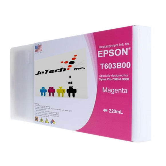 InXave Epson T603B00 220ml ink cartridge ultrachrome k3 Magenta