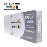 InXave Epson T606700 Compatible Light Black 220ml Ink Cartridges JeTechInk