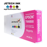 InXave Epson T606B00 Compatible Magenta 220ml Ink Cartridges JeTechInk