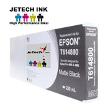 InXave Epson T614800 Compatible Matte Black 220ml Ink Cartridges JeTechInk
