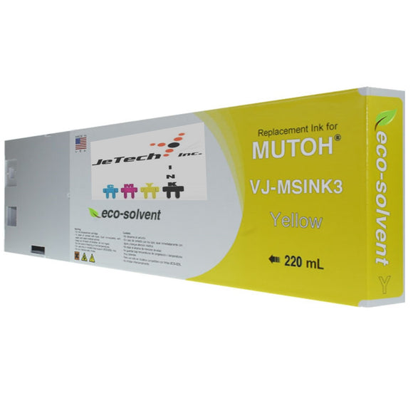 InXave Mutoh VJ-MSINK3A 220ml Yellow
