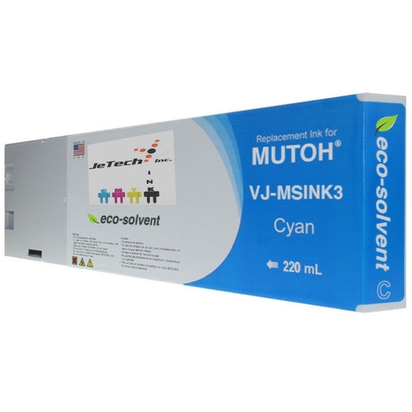 InXave Mutoh VJ-MSINK3A 220ml Cyan