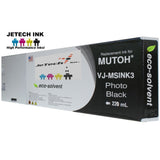 InXave Mutoh VJ-MSINK3A 220ml Photo Black JetechInk