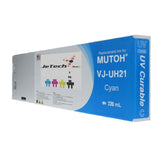InXave Mutoh VJ-LUH1-BK UV LED 220ml ink cartridge Cyan