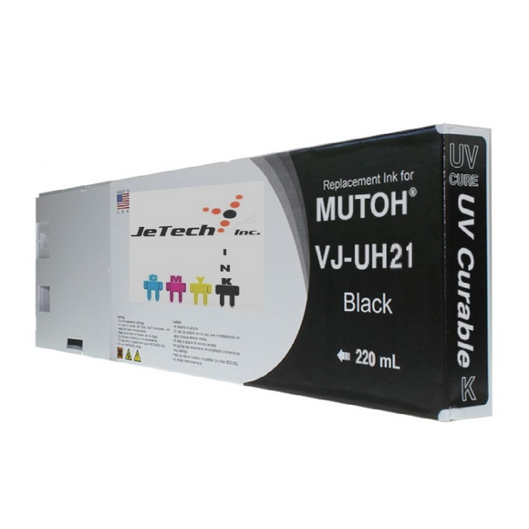 InXave Mutoh VJ-LUH1-BK UV LED 220ml ink cartridge Black