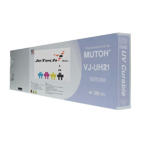 InXave Mutoh VJ-LUH1-BK UV LED 220ml ink cartridge White