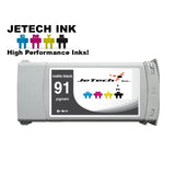 InXave HP91 Matte Black C9464A pigment ink cartridge Jetechink