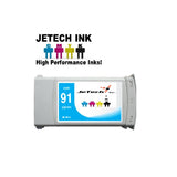 InXave HP HP91 C9467A compatible ink cartridge cyan Jetechink