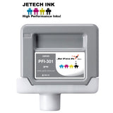 InXave Canon PFI-301 330ml Ink Cartridge Gray JetechInk