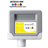InXave Canon PFI-301 330ml Ink Cartridge Yellow JetechInk